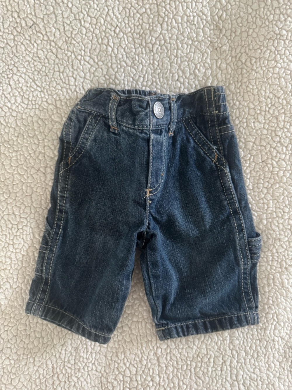 Arizona Jean Company Dark Blue Denim Baby Shorts